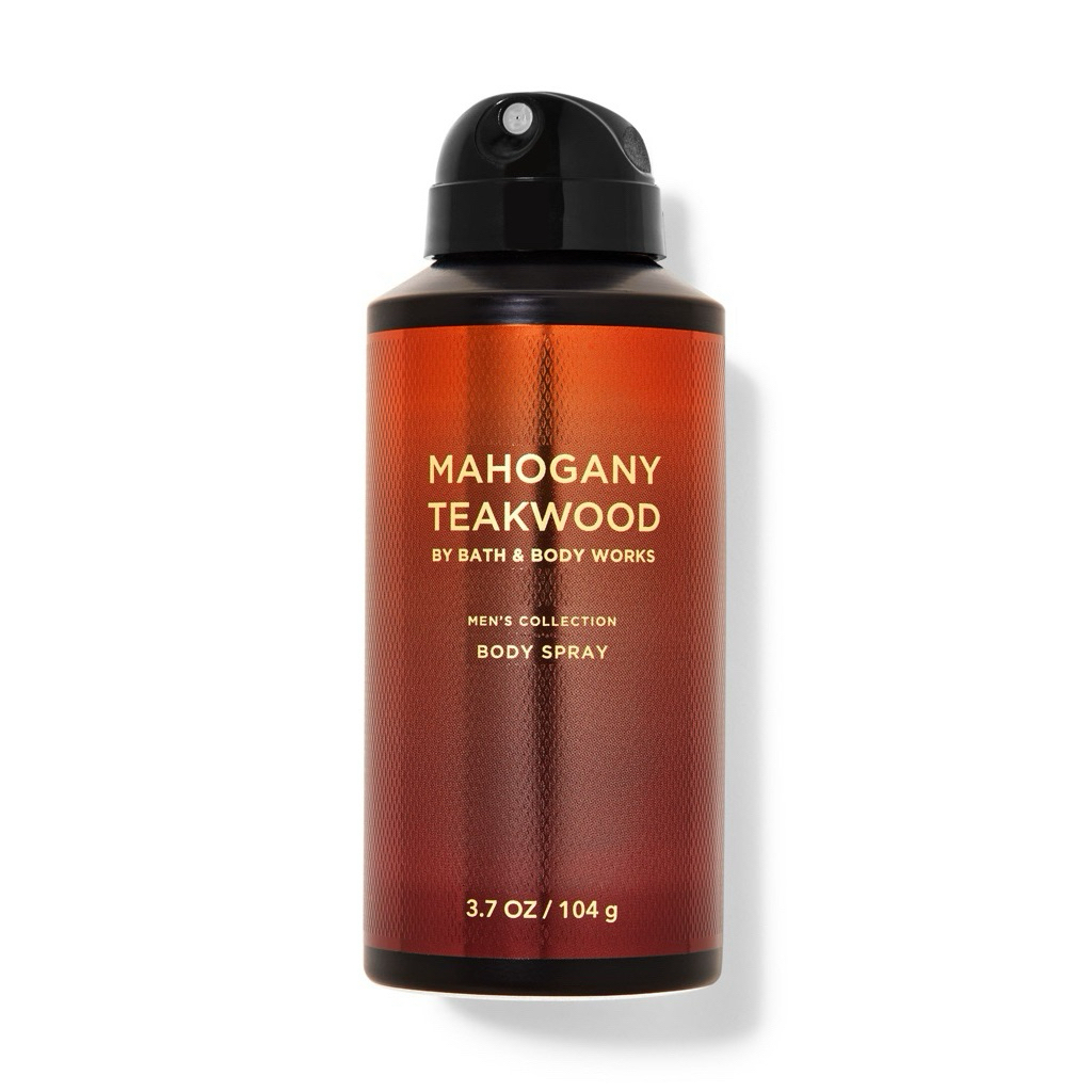 Xịt thơm toàn thân cho nam Bath & Body Works Mahogany Teakwood 104g