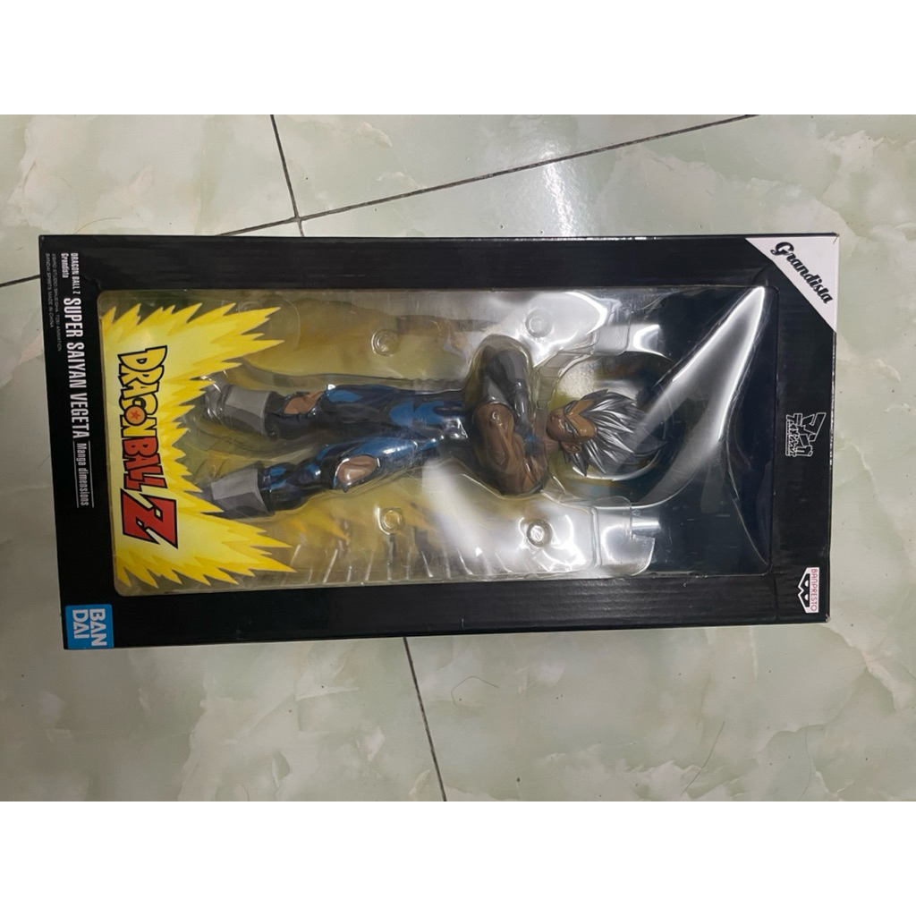 Vegeta 2D grandista real 2nd paint tóc, mũi giày đủ phụ kiện box, dính ít keo thừa