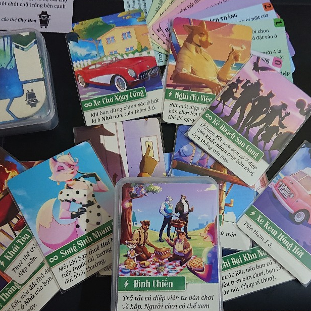 Đại Lộ Điệp Viên - Game thẻ bài 2-4 Người - Suy Luận "Anh Chia - Tôi Chọn" - Combo Bài - VIỆT HÓA