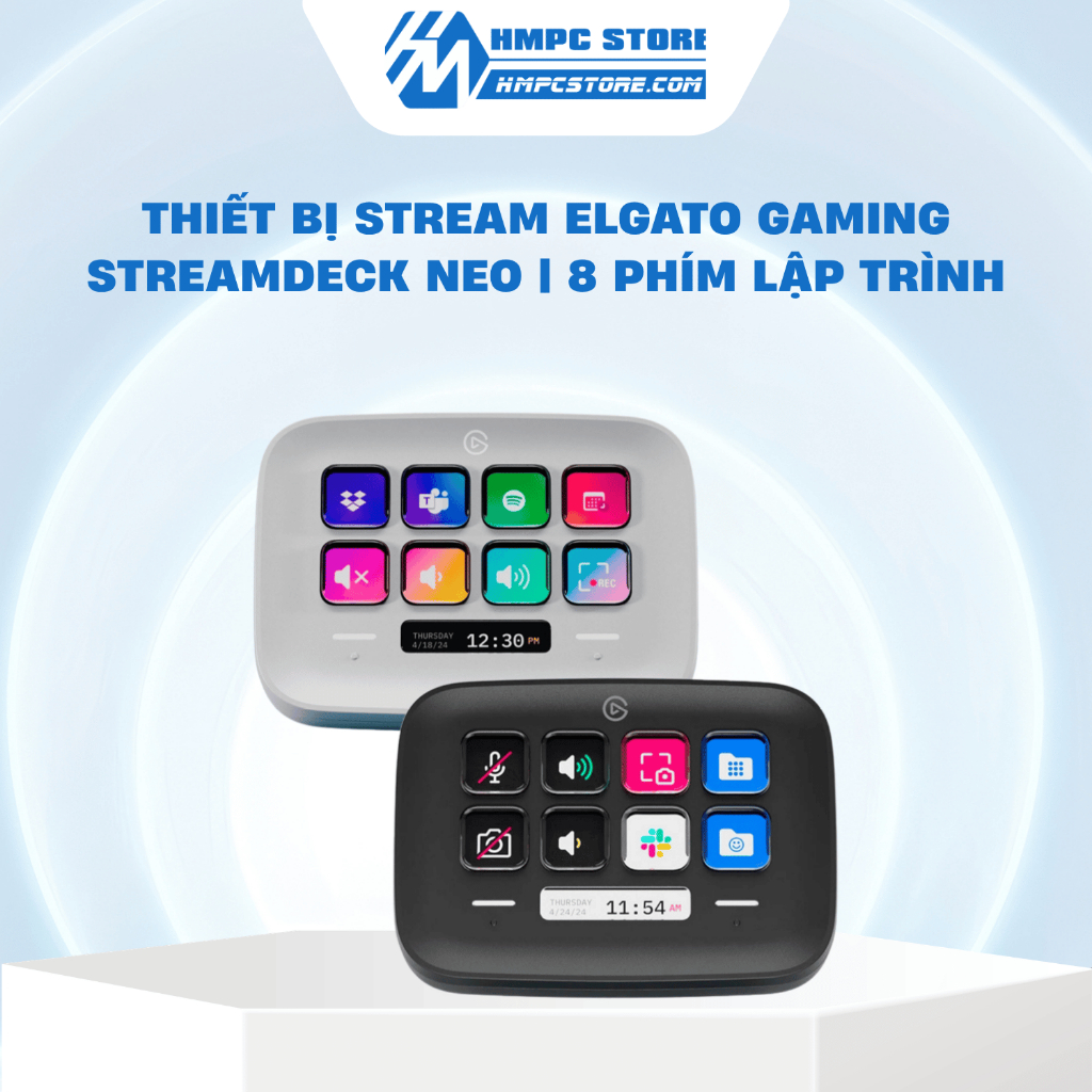 Thiết bị Stream Elgato Gaming Stream Deck Neo | 8 phím lập trình, bảo hành 24 tháng