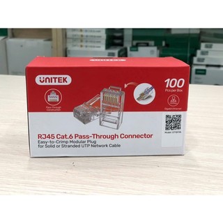 Hạt mạng xuyên thấu RJ45 CAT6 UNITEK OT1091ATP01