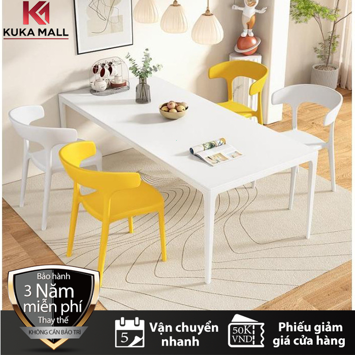 Ghế Ăn Nhựa Có Thể Xếp Chồng Lên Nhau Dễ Dàng Vệ Sinh, Thích Hợp Cho Nhà Hàng, Sân Bãi.