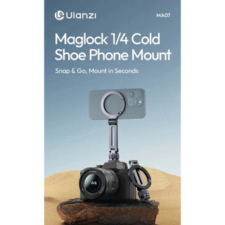 Ulanzi MA07 - Giá đỡ điện thoại Cold Shoe từ tính di động cho điện thoại