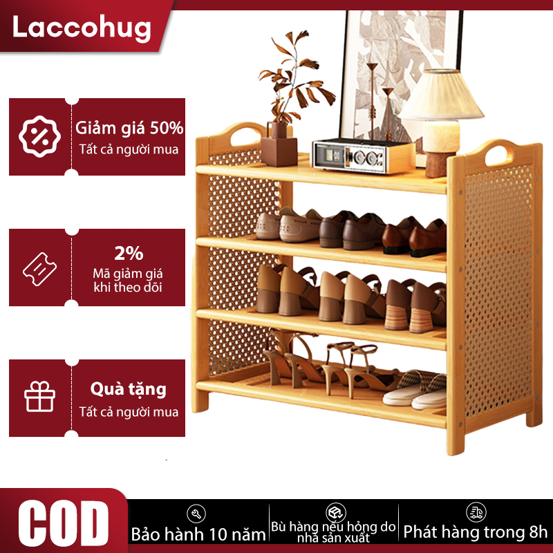 Bamboo Living Mall Kệ Giày Tre Giá Để Giày Đa Tầng Để Được Nhiều Loại Giày Dễ Lắp Ráp Dễ Lau Chùi