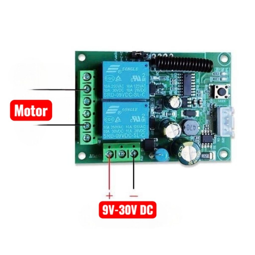 Mạch điều khiển đảo chiều motor từ xa DC 9v 12v 24v