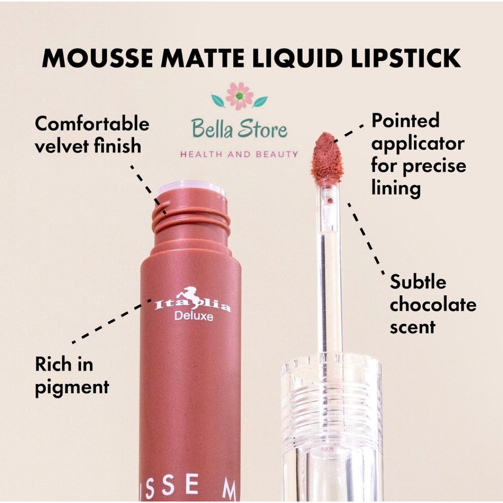 [Fullsize] Son Kem Italia Deluxe Mousse Matte Liquid Lipstick