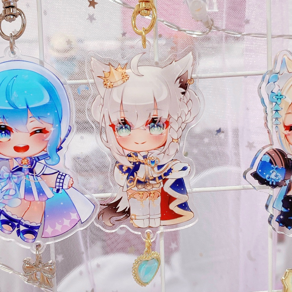 Móc khoá - Shirakami Fubuki ( Hololive JP Vtuber )