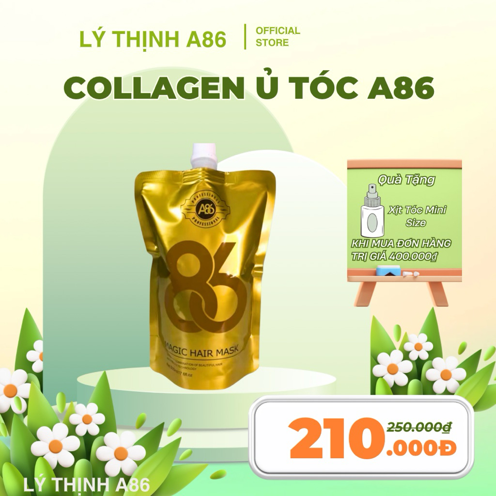 Túi COLAGEN Ủ Tóc Tại Nhà A86 Dung Tích 500gr
