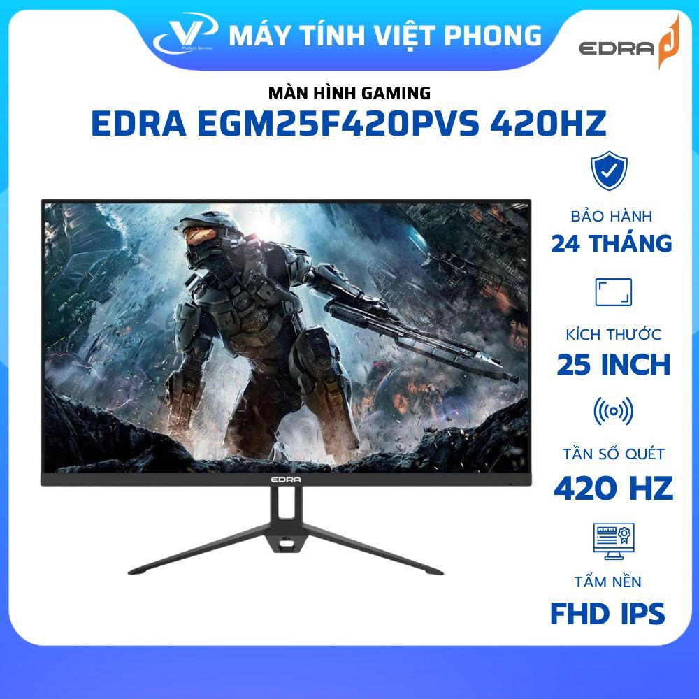 MÀN HÌNH GAMING 420HZ EDRA EGM25F420PVS 25" FHD IPS CHÍNH HÃNG BẢO HÀNH 2 NĂM