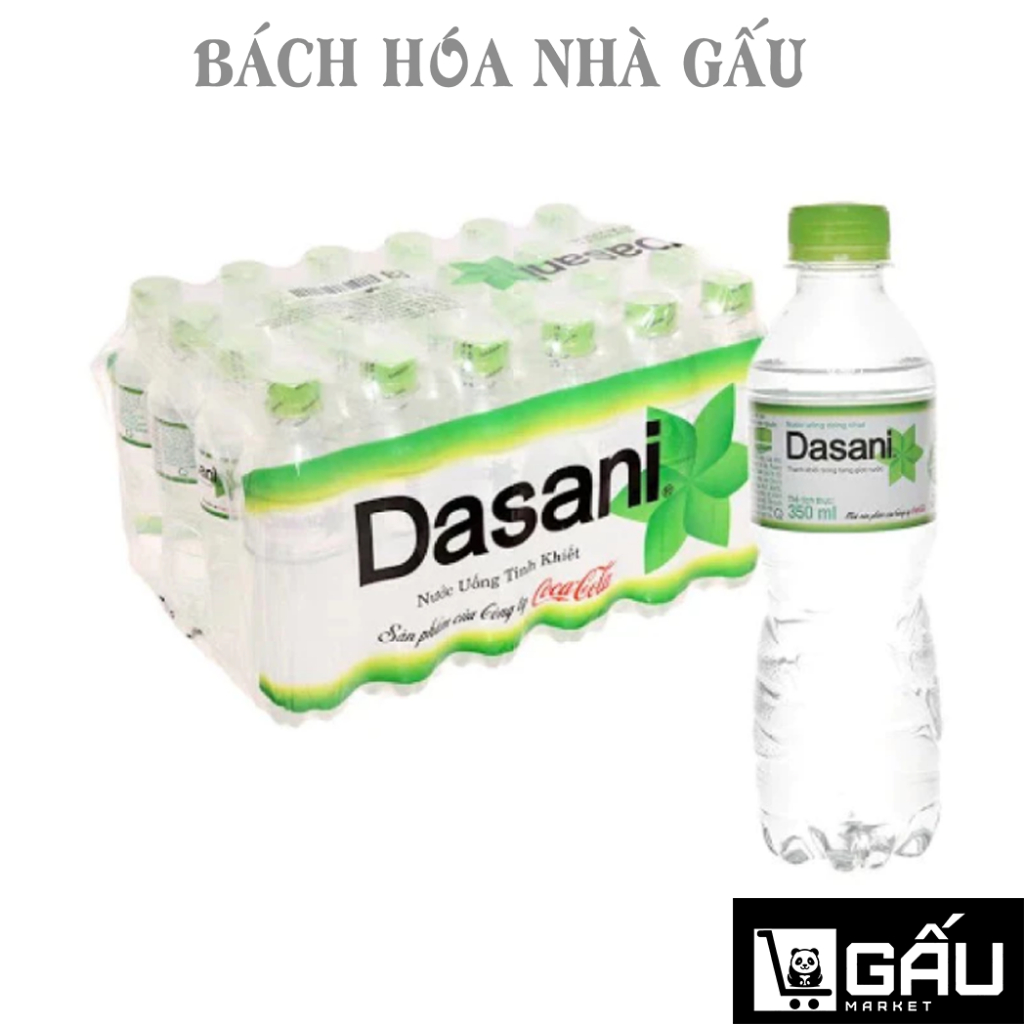 Lốc 24 chai nước tinh khiết dasani TL 350ml