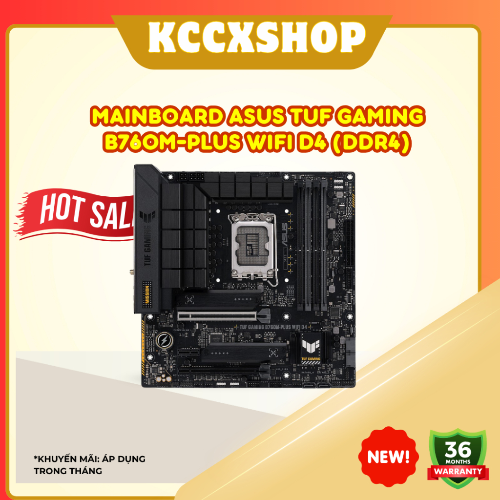 Mainboard ASUS TUF GAMING B760M-PLUS WIFI D4 (DDR4)