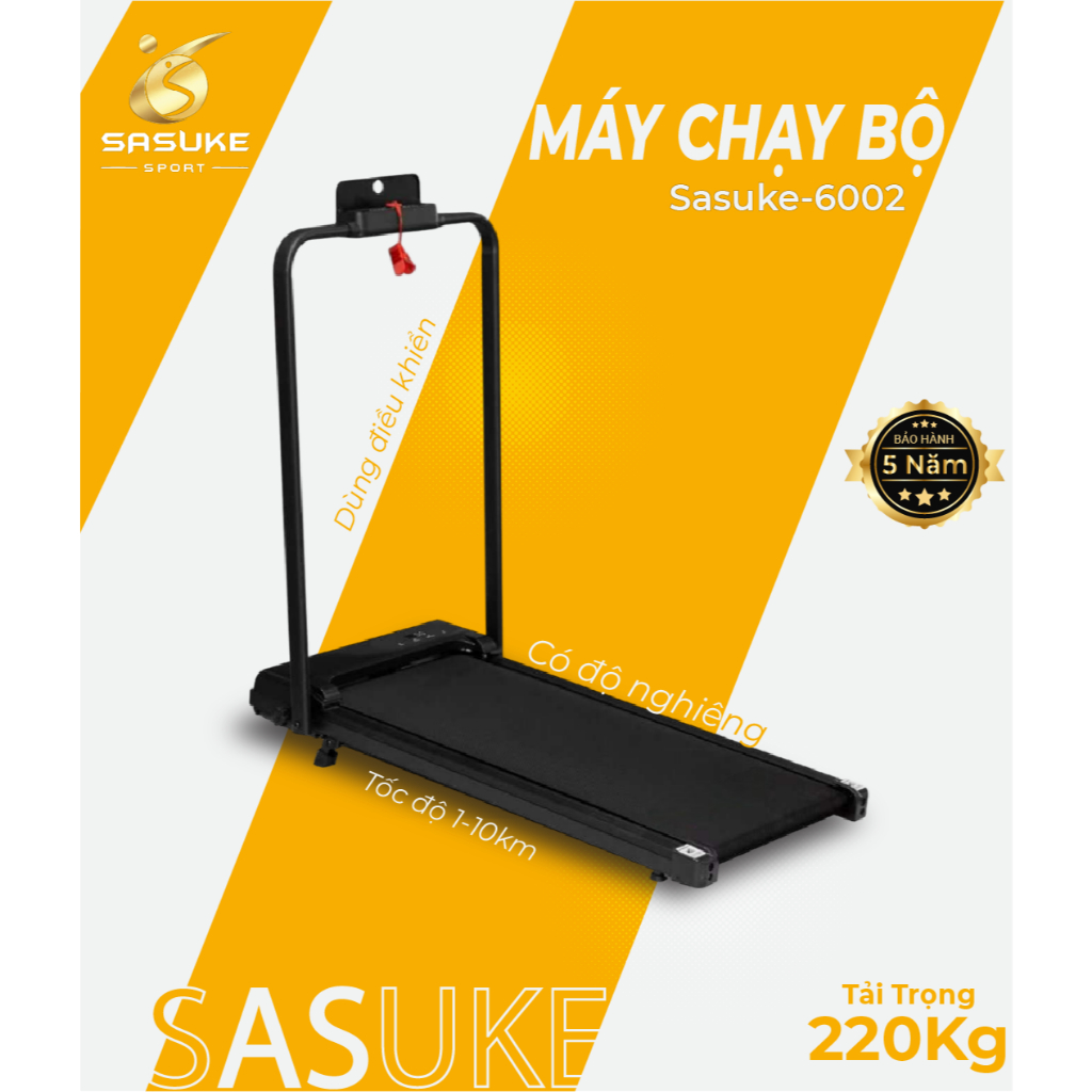 Máy chạy bộ thể thao tại nhà DS-6002 SASUKE SPORT  Chạy bộ đa chức năng ,chạy bộ thông minh cải thiệ