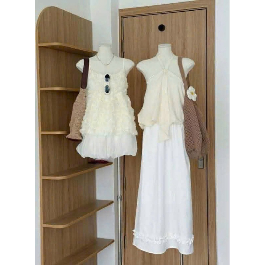 Chân váy dài cotton cho nàng -CV02