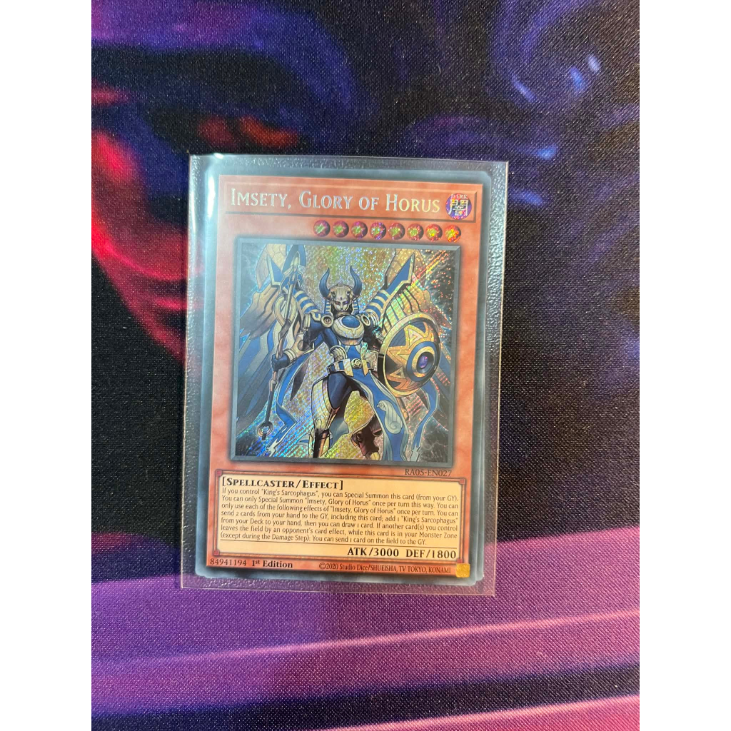 TGT Yugioh thẻ bài Yugioh chính hãng Imsety, Glory of Horus RA05-EN027