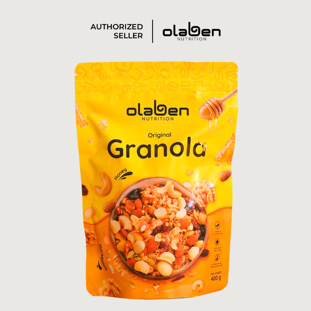 Granola Olaben Nutrition Siêu Hạt Dinh Dưỡng Vị Truyền Thống