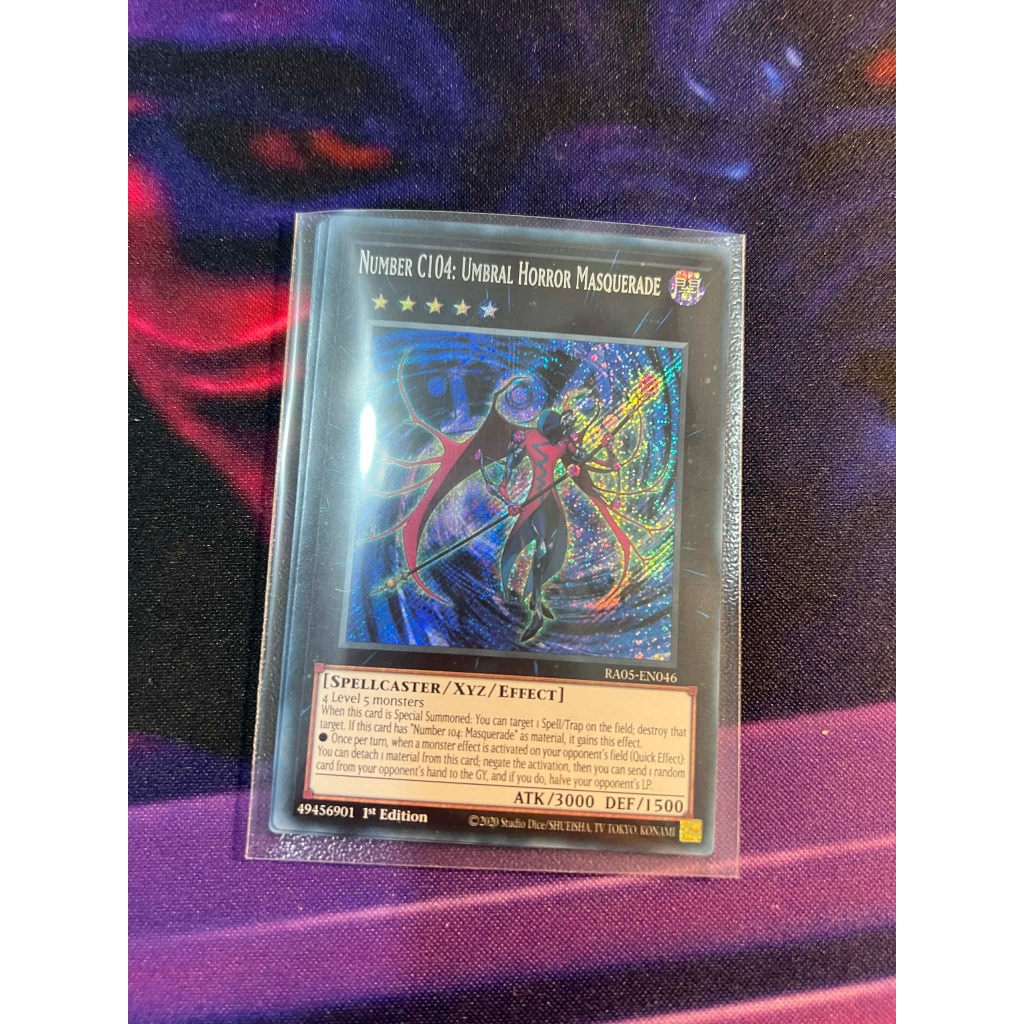 TGT Yugioh thẻ bài Yugioh chính hãng Number C104: Umbral Horror Masquerade RA05-EN046