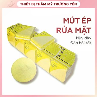 Combo 10 gói bông mút rửa mặt loại 1, dùng cá nhân và Spa