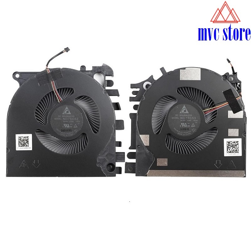 Fan quạt tản nhiệt CPU-GPU laptop H.P Zbook Fury 15 G7 15 G8, ZBook Fury G8 15.6inch DC5V