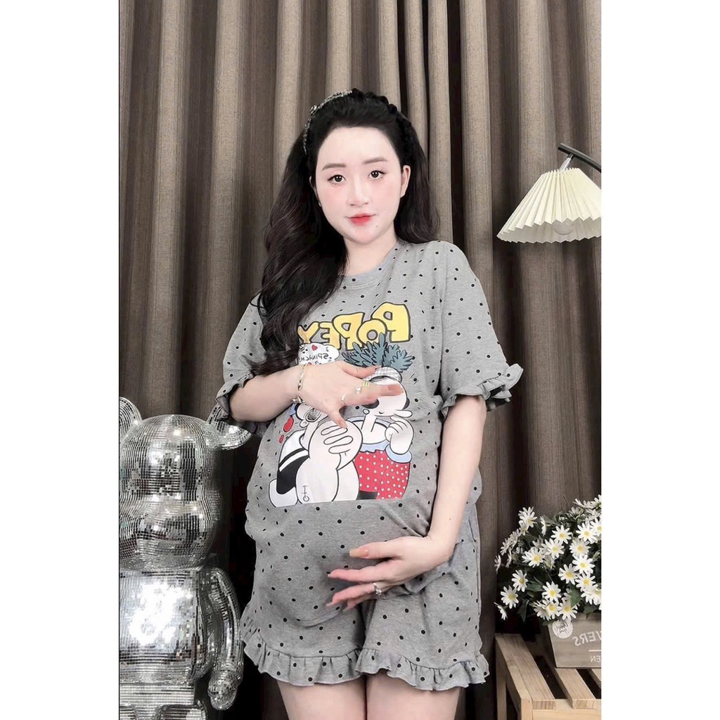 BỘ BẦU COTTON MÙA HÈ THOÁNG MÁT[ hàng thiết kế]( xả hàng)