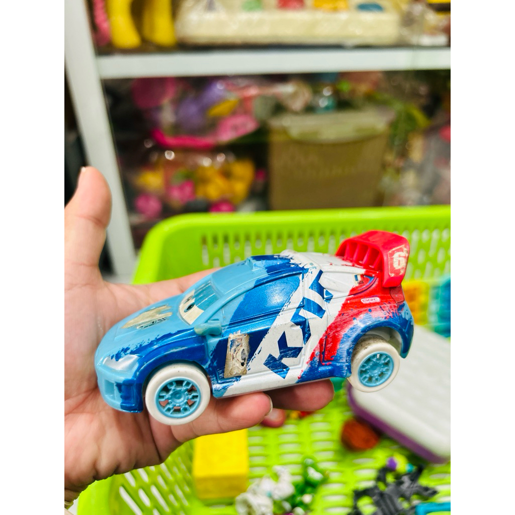 Mô hình xe Mattel Disney-Pixar Cars - Ice Drifters Pullback Vehicle - Raoul CaRoule