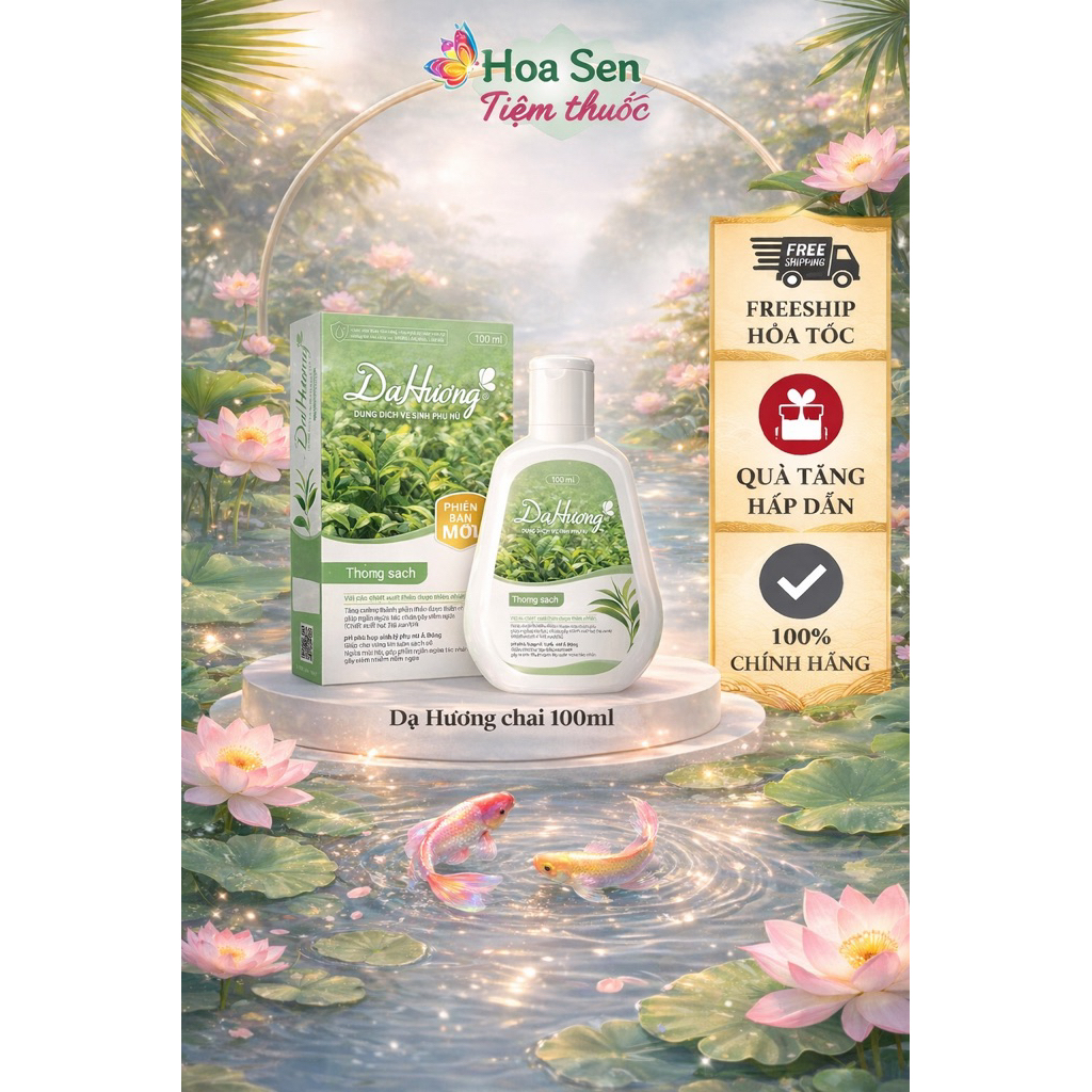 Dạ Hương Thoáng Sạch hương trà xanh chai 100ml