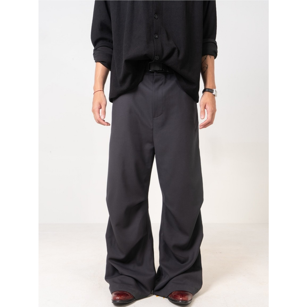 Quần Âu Form Loose Bootcut | Duality Trousers | Sable