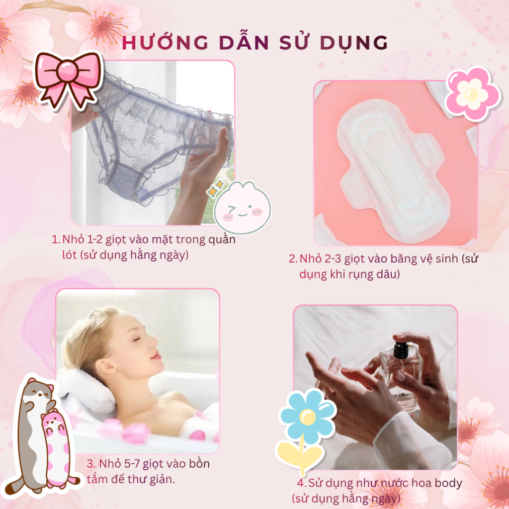 Nước hoa vùng kín Larana Inner Perfume – hương thơm quyến rũ, lưu hương lâu, khử mùi hiệu quả