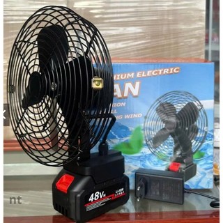 {LỒNG SẮT- PIN 10 CELL} quạt lồng sắt đường kính 8ich- tích điện pin trâu khỏe- đa năng kèm pin 10 cell