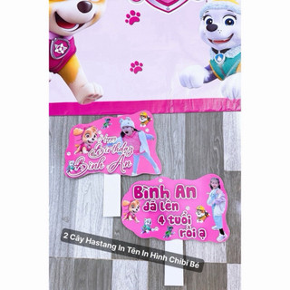 Chó bluey Bóng Trang Trí Sinh Nhật Backdrop Chó Cứu Hộ