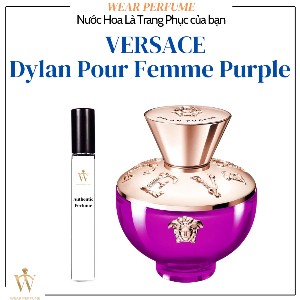 Fullsize 100ML - Nước hoa Nữ Versace Dylan Purple - Wear Perfume
