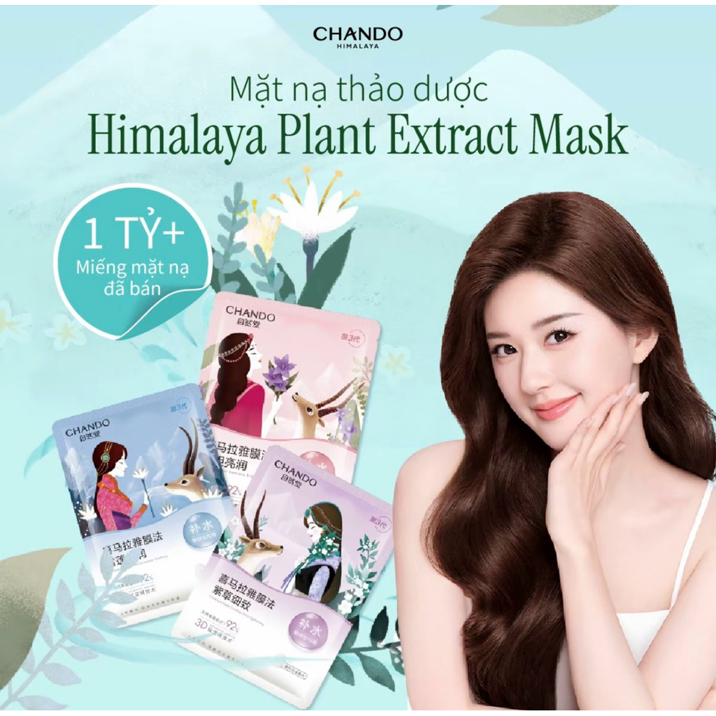 Mặt Nạ Thảo Dược Chando Himalaya-Mask Chando