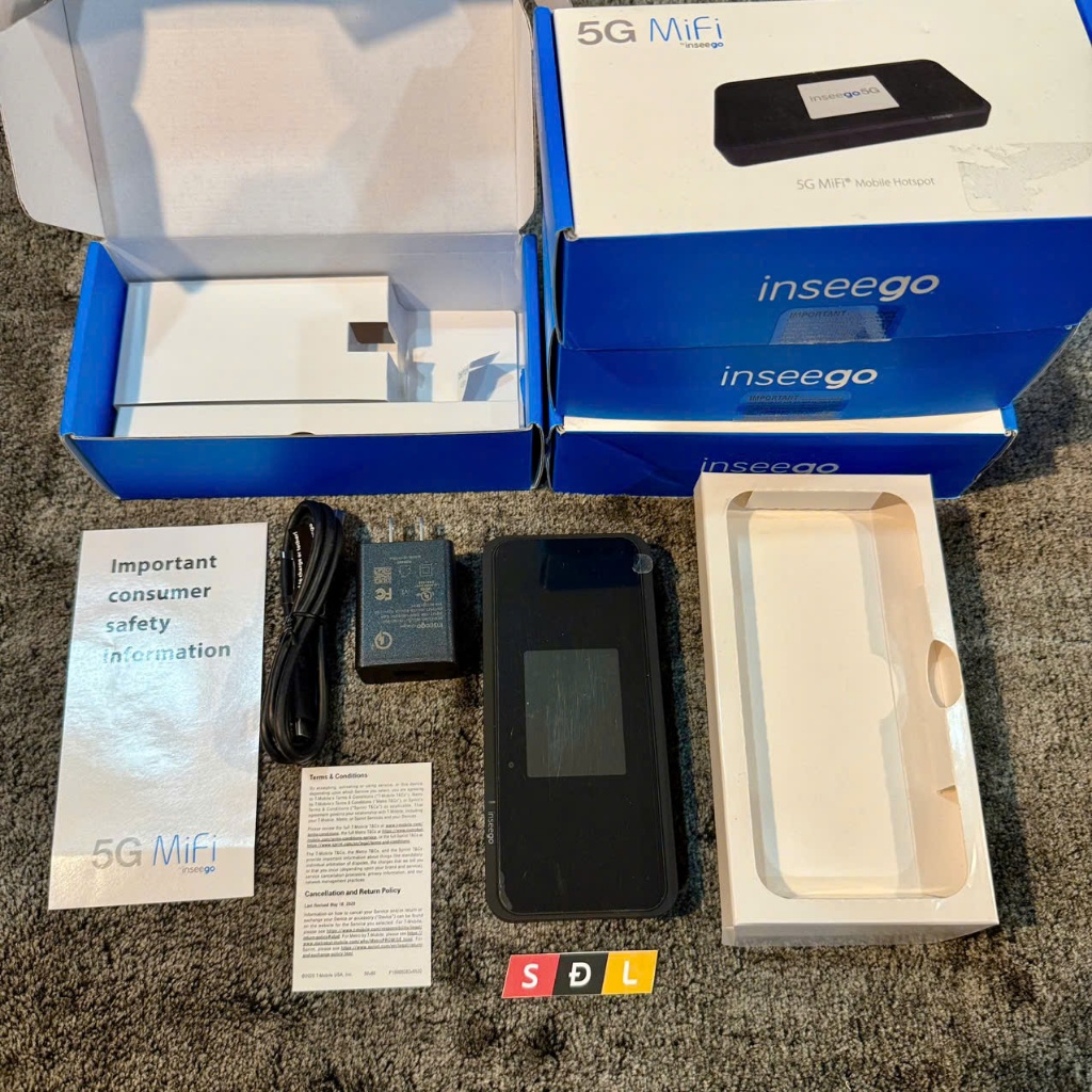 [tốc độ cao] Bộ phát WiFi 4G/5G Inseego MiFi model M2000 pin 5050mAh made in Taiwan
