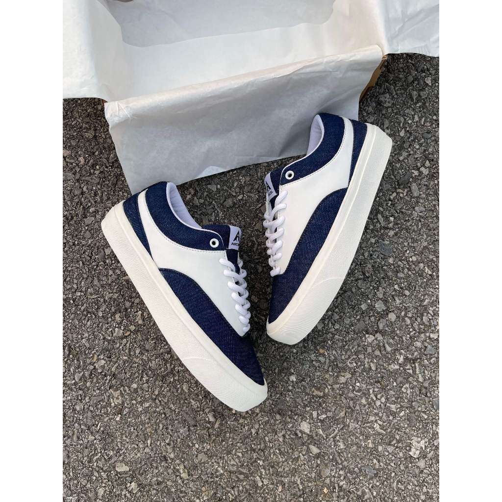 Giày Sneaker Thể Thao Unisex Ancol Heron – Da Ultra.M, Vải Canvas, Đế Cao Su Êm Chân, Dễ Phối Đồ