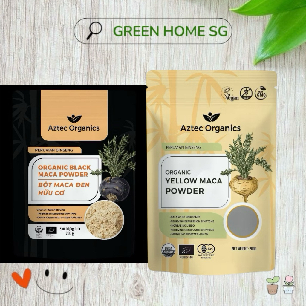 Bột sâm Maca hữu cơ Aztec- 200g- Aztec Organics Maca Powder