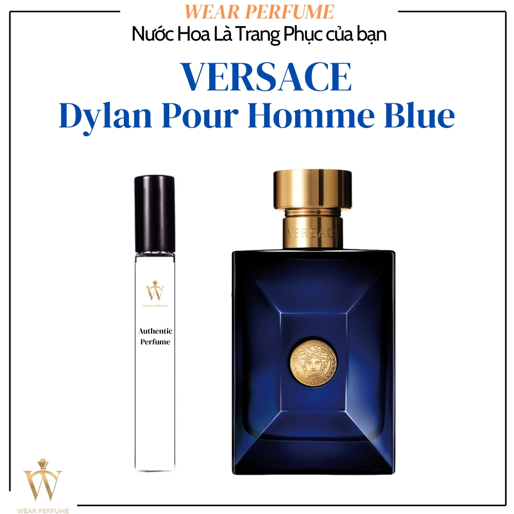 Fullsize 100ML - Nước hoa Nam Versace Dylan Blue - Wear Perfume