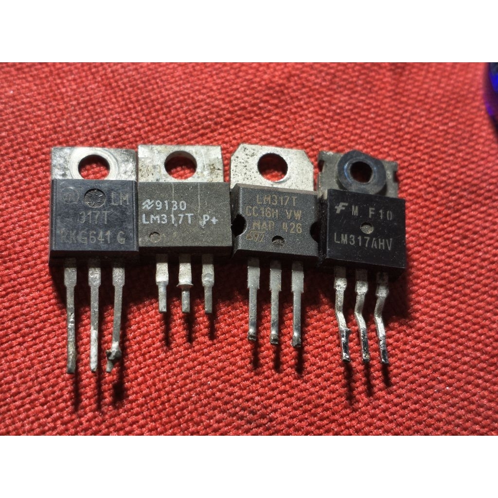 IC điều chỉnh điện áp tuyến tính LM317 LM337 tháo máy các hãng