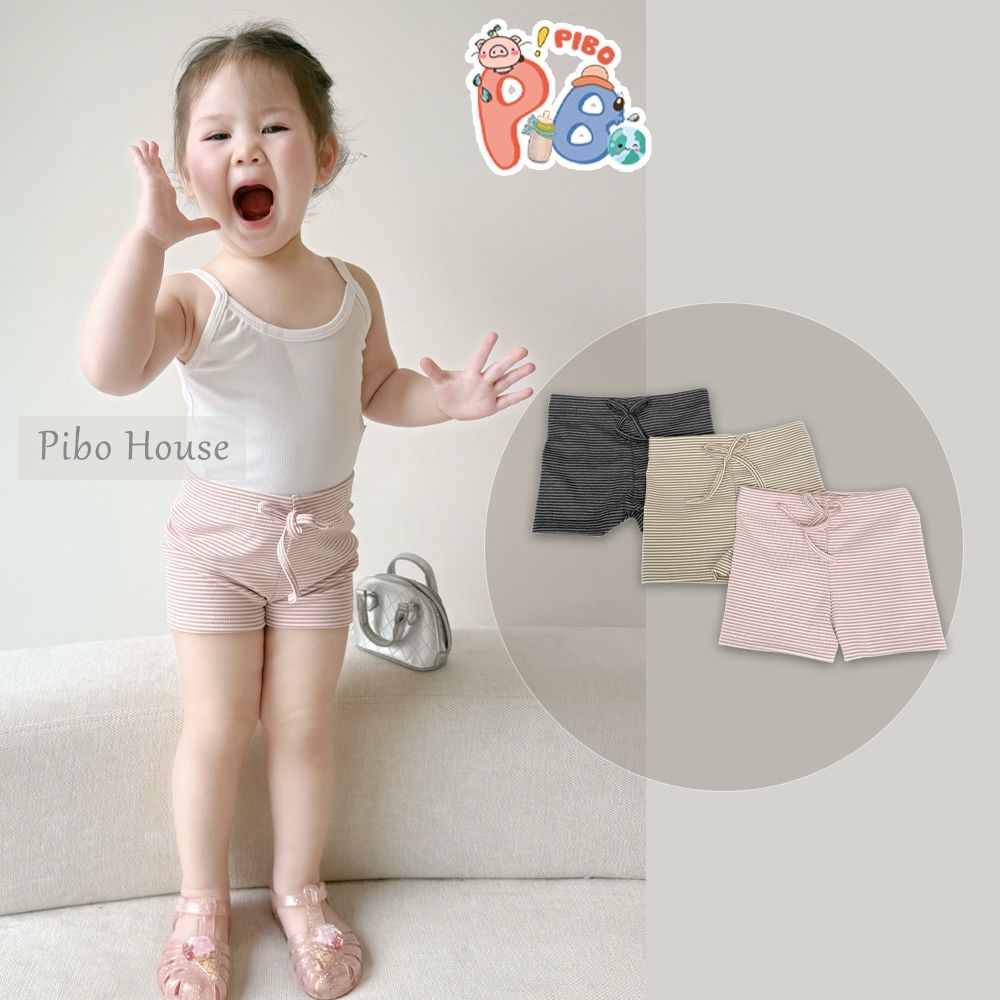 Quần Đùi Ôm Bé Gái Vải Zip Lên Form Cực Yêu - QDBK01-SIMEEFA - Pibo Store-T2