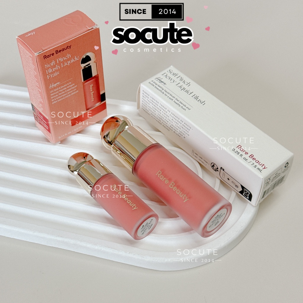 SocuteVN - Má hồng dạng kem Rare Beauty Soft Pinch Liquid Blush Màu Faith - Believe - Hope - Joy - E