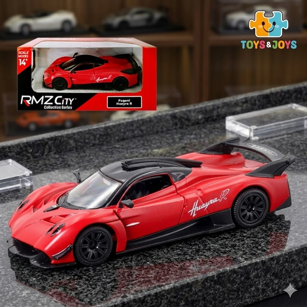 Mô Hình Siêu Xe Pagani Huayra R RMZ City Tỉ Lệ 1:32 – Xe Hợp Kim Mở Cửa, Thiết Kế Thể Thao Cao Cấp
