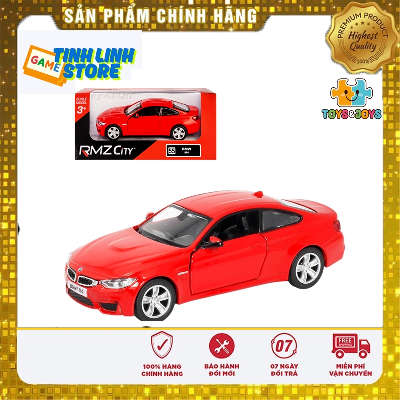 Mô Hình Xe Kim Loại BMW M4 Coupe - RMZ City - Tỉ Lệ 1:32, Mở Cửa, Có Bản Quyền Chính Hãng