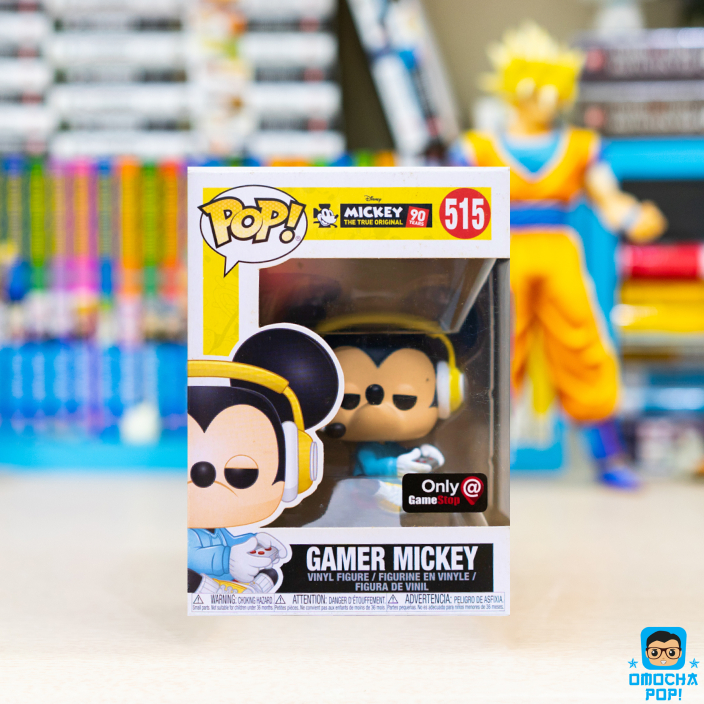 Mô Hình Chính Hãng Funko Pop Disney Mickey the true Original 90 years : Gamer Mickey #515 Game Stop 