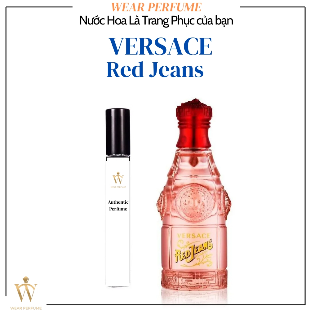 Fullsize 75ML - Nước hoa Nữ Versace Red Jeans - Wear Perfume