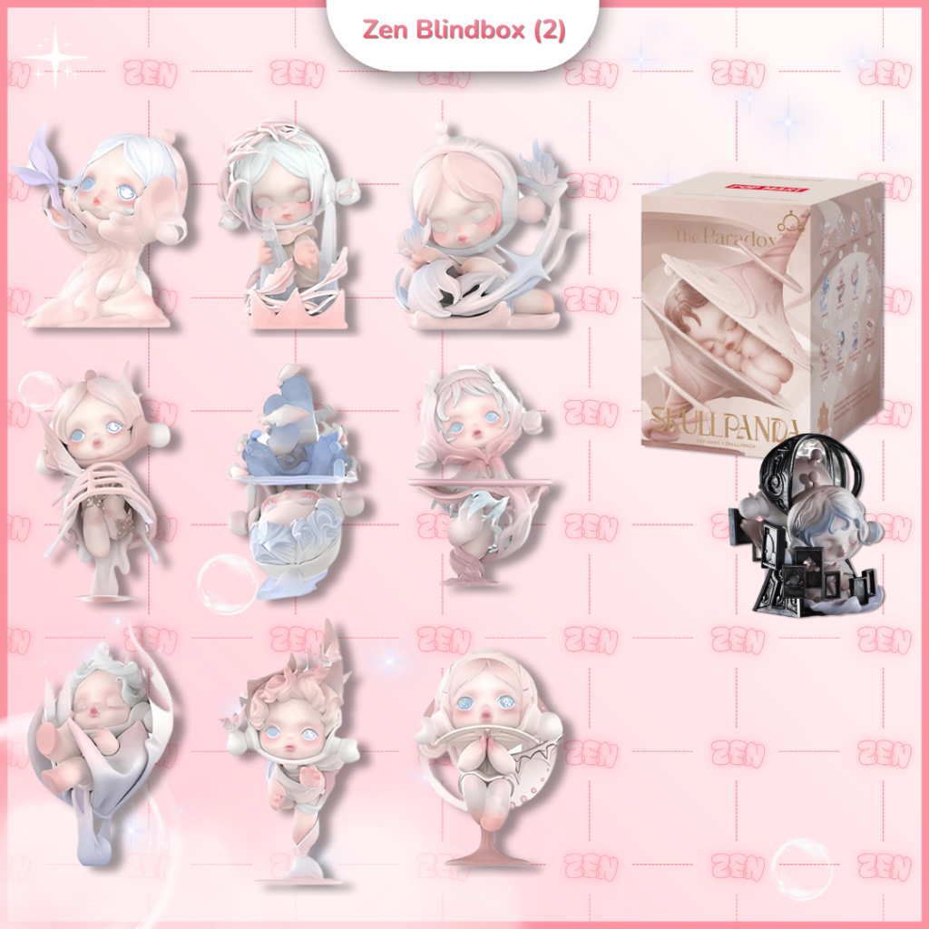 [CHÍNH HÃNG] Blindbox Skullpanda The Paradox Series Figure Mô Hình Skullpanda