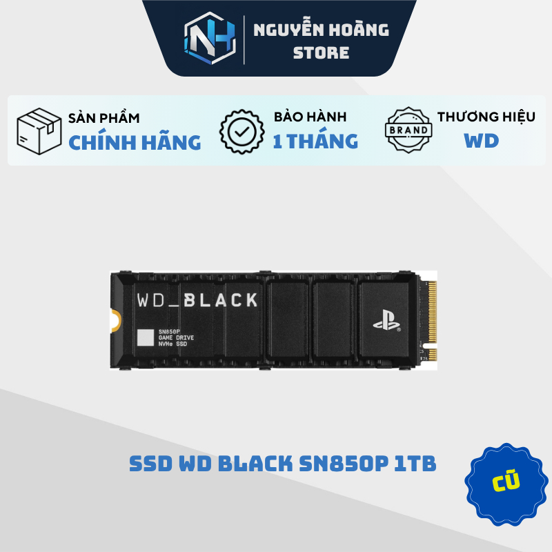 SSD WD BLACK SN850P 1TB Cũ
