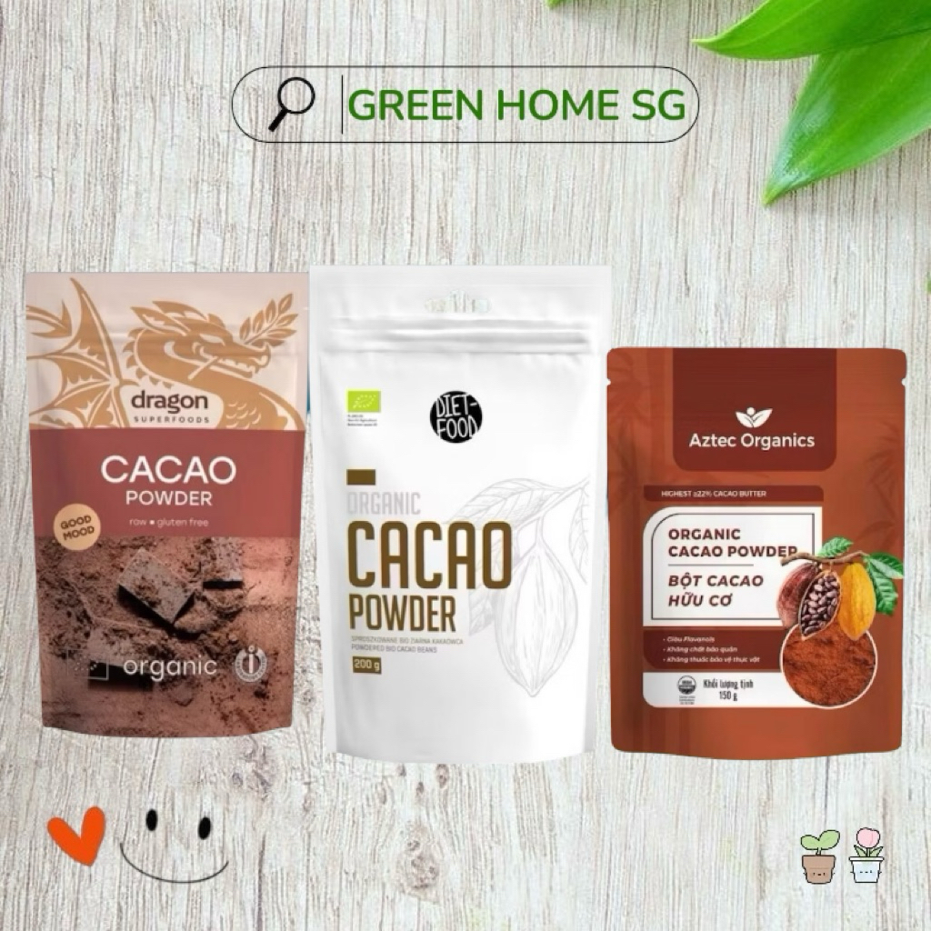 Bột cacao hữu cơ Diet food/ Dragon superfoods/ Aztec/ Kaoka - ORGANIC CACAO POWDER