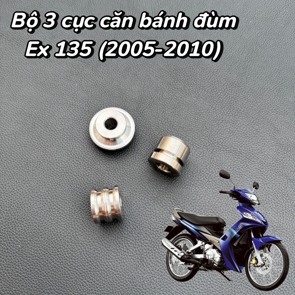 Bộ 3 Canh Bánh Inox Cho Exciter 135 4s (2006-2010), Exciter 2010, Ex2010 Chuẩn Inox304