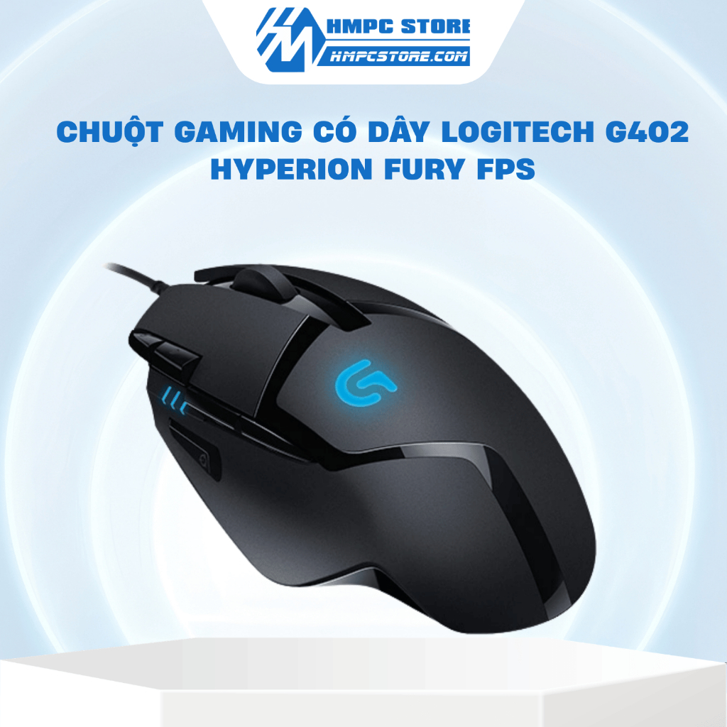 Chuột gaming có dây Logitech G402 Hyperion Fury FPS | Bảo hành 24 tháng