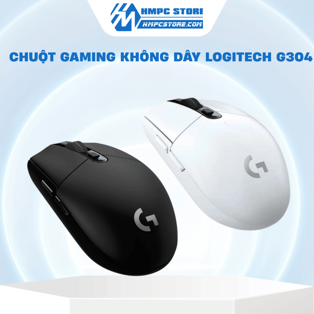 Chuột gaming không dây Logitech G304 | Cảm biến HERO 12000 DPI - Lightspeed | Bảo hành 24 tháng