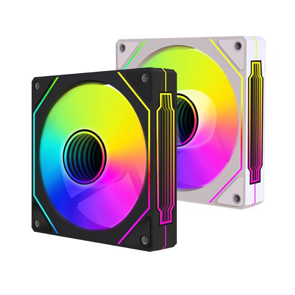 Quạt tản nhiệt magic space prism 4PRO ARGB 12cm – Quạt case máy tính LED đổi màu – Fan PC 120mm