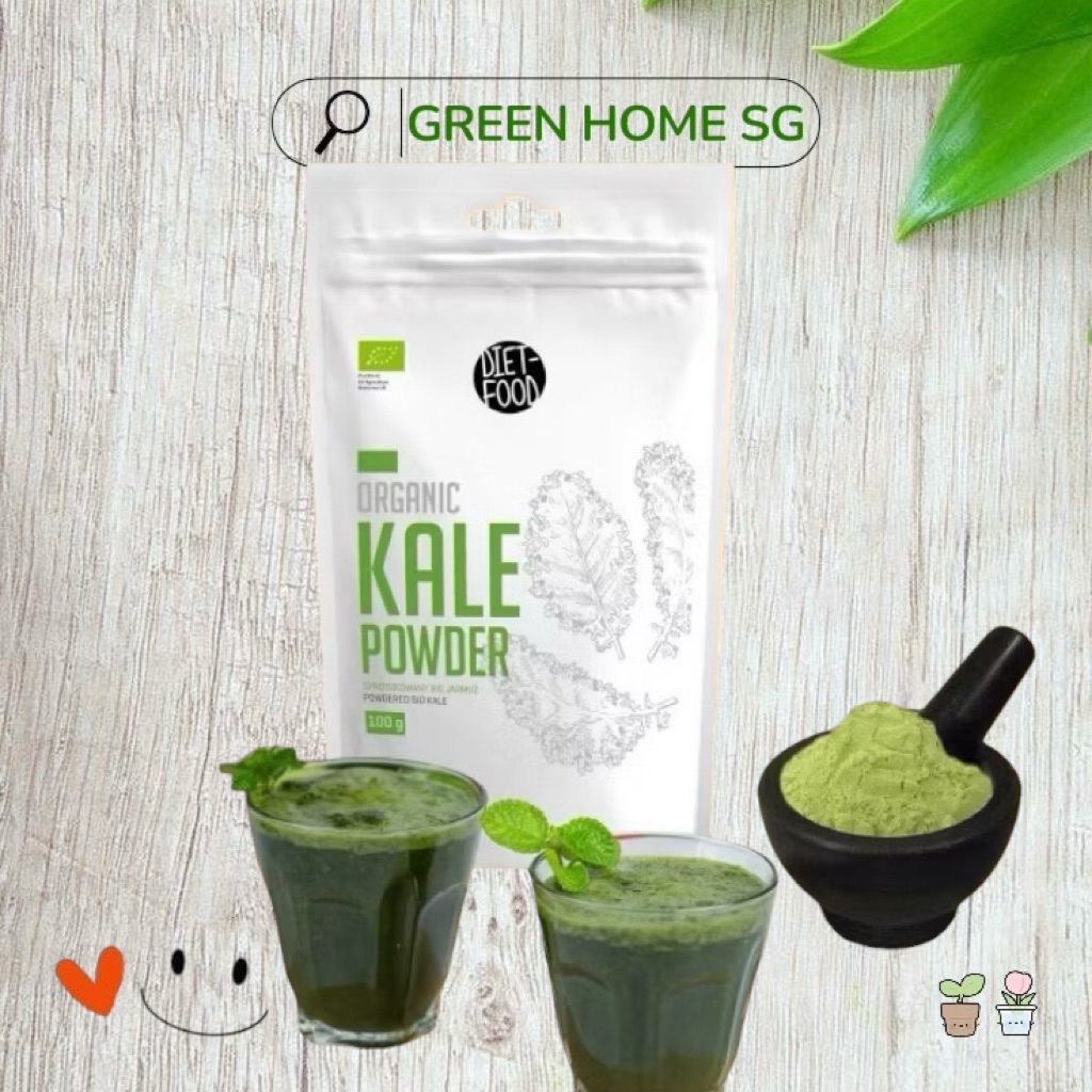 Bột Cải Xoăn (Cải Kale) Hữu Cơ Diet Food Organic Kale Powder 100g